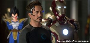 Iron-Man-Tony-Stark-Vegeta-DBZ-Scouter-Dragon-Ball-Z